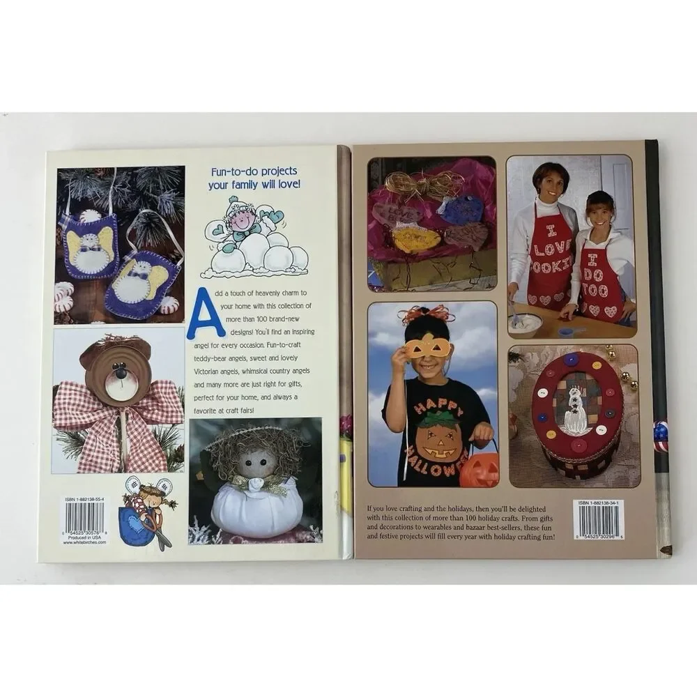 Angel a Day & Easy Holiday Crafting Books-Lot Of 2 By Laura Scott (Hardcover)